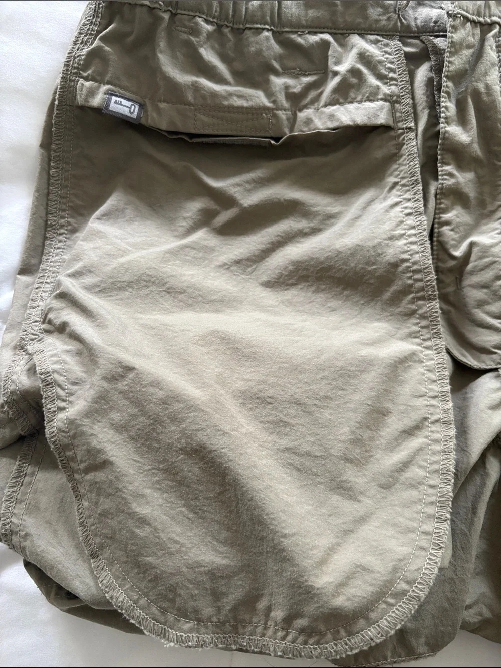 The North Face Cargo Shorts 100% Nylon Sz M Ins 9.5”Stowable Hike Climb Gorpcore